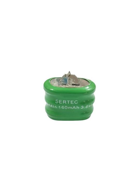 Sertec - 3.6V 3S1P 160 Mah 2 Pin NI-MH Buton Pil